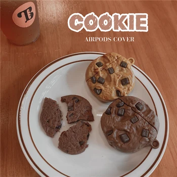 Милый Мультяшный забавный Чехол Cookies Мягкий Силиконовый Чехол Для AirPods 1/2 Беспроводной Bluetooth Чехол Для наушников AirPods Pro 3 Cover