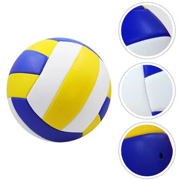 волейбольный мяч № 5 1шт Водонепроницаемый Мягкий 20,5 см Командный Вид спорта Герметичные соревнования Для тренировок на пляже в помещении