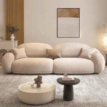 Классические диваны для гостиной С откидной спинкой, плюшевый диван для скандинавских девушек, Недорогая элегантная мебель для дома Sillas Para Sala De Estar